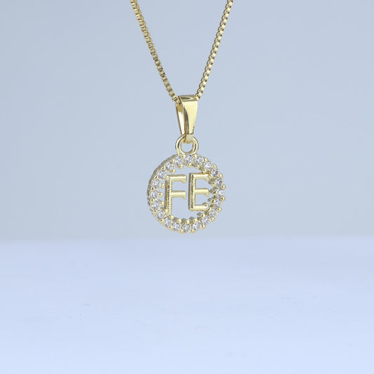 DIJE REDONDO ZIRCONES CENTRO FE 706806 - 6310