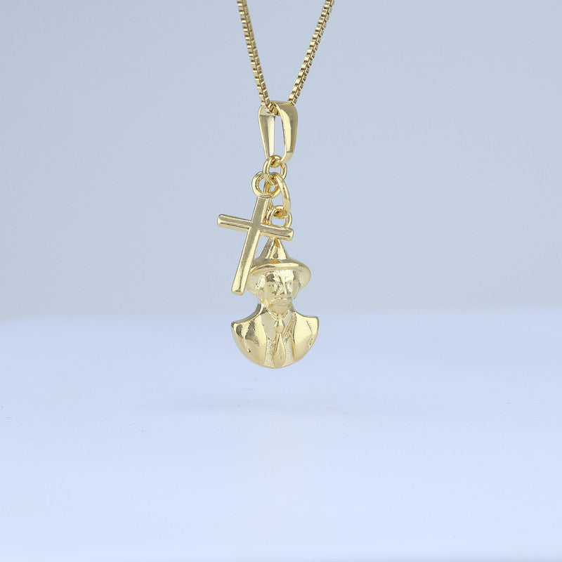 DIJE SAN GREGORIO CON CRUZ CLASICA 706807 - 6316