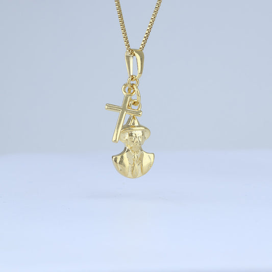 DIJE SAN GREGORIO CON CRUZ CLASICA 706807 - 6316