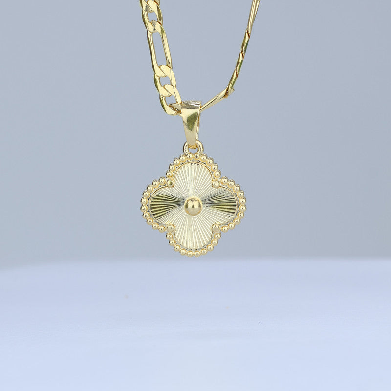 DIJE TREBOL DIAMANTADO 21*15MM 706694