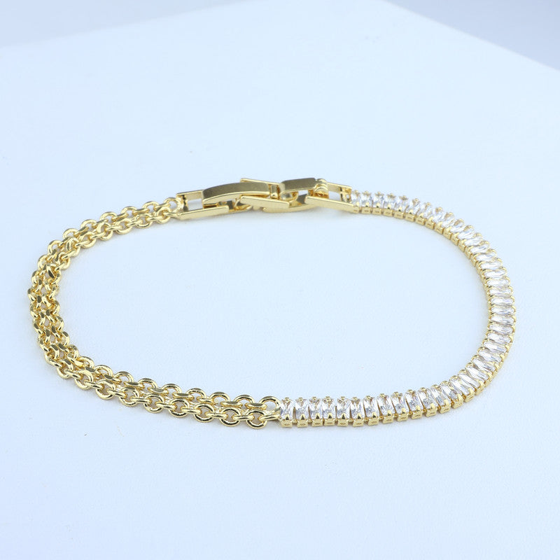 PULSERA BAGUETTE/CHINESCA 17CM 708484