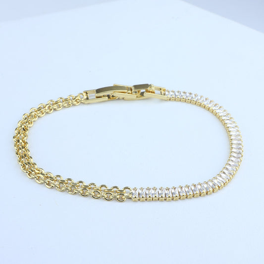 PULSERA BAGUETTE/CHINESCA 17CM 708484