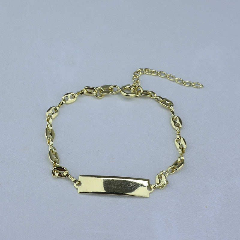 PULSERA LAMINADA 18KD BEBE GUCCI PUL I057
