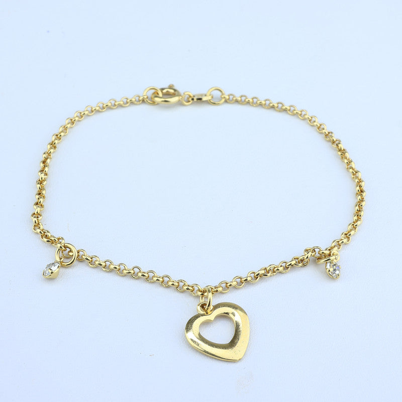 PULSERA BELCHER CORAZON SILUETA 18CM