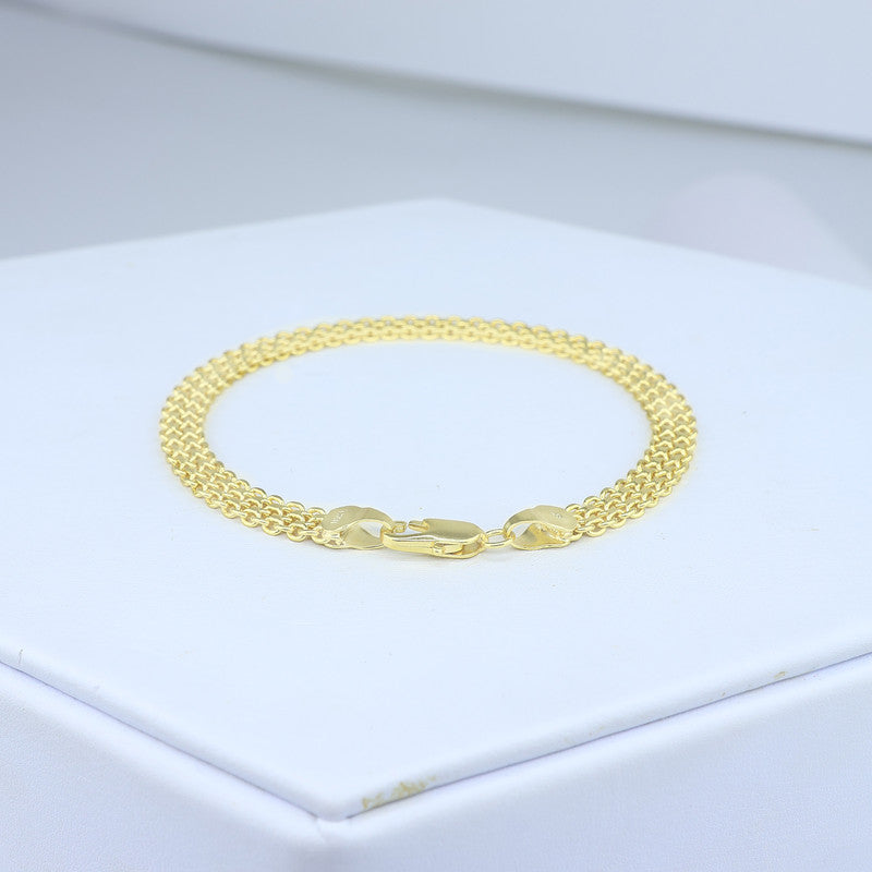 PULSERA BS CHINESCA MARTILLADA 2M 20CM 816-E-2021 20 - 6140
