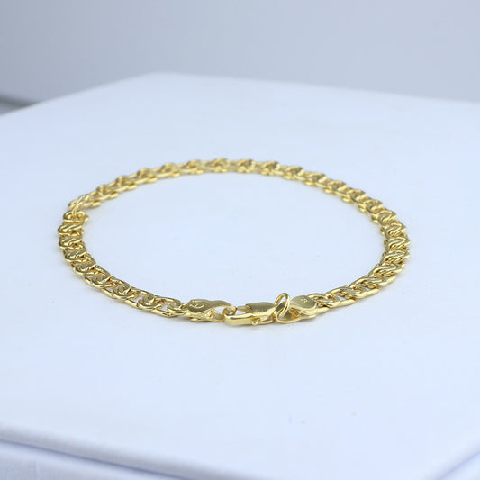 PULSERA BS ESLABON UNIDO PLANA 19CM 816-E-2556 19 L - 6113