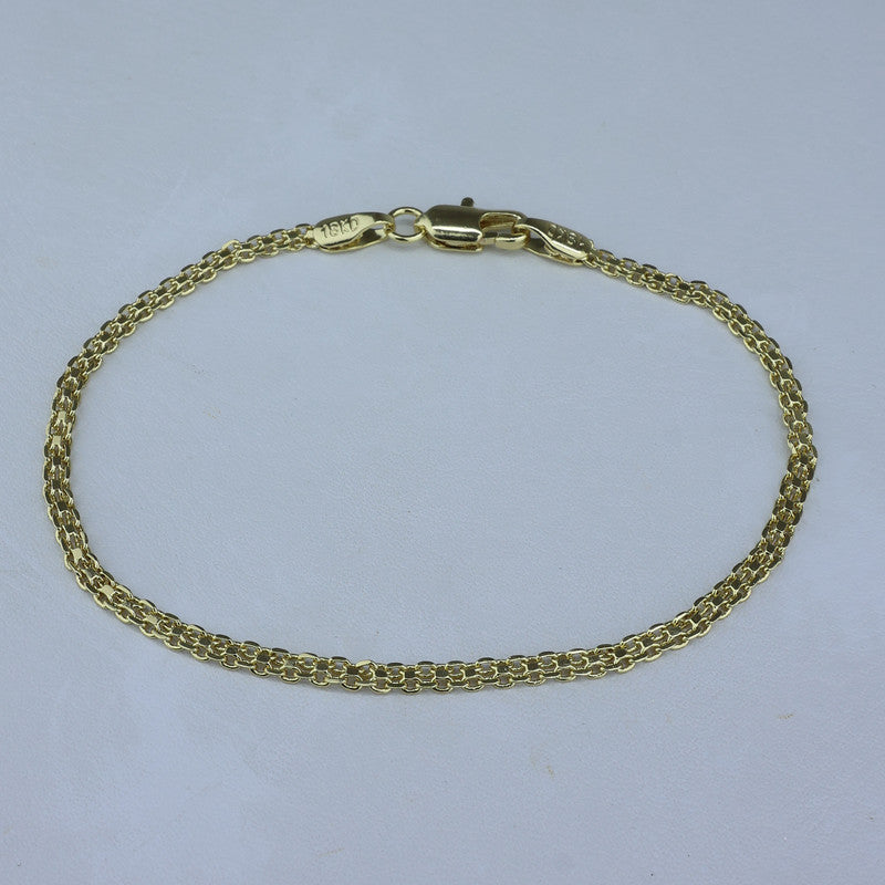 PULSERA LAMINADA 18KD CHINESCA 2MM-18CM PUL 852F/18