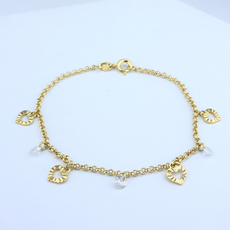 PULSERA CORAZON SWAROVSKI 18CM 708223A207