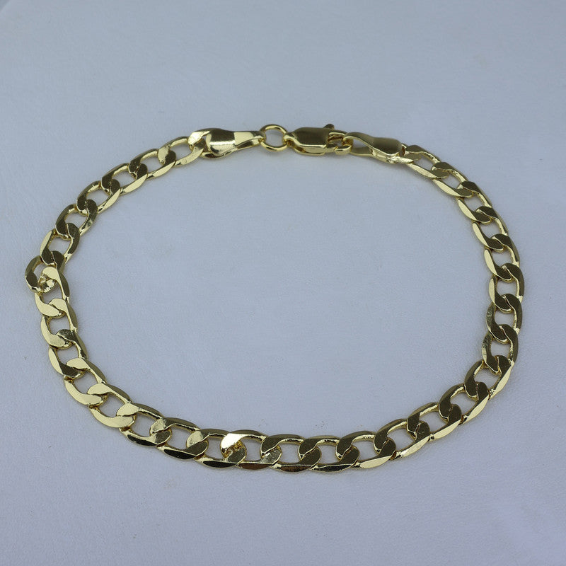 PULSERA LAMINADA 18KD CUBANA 5MM-18CM PUL 1527/18
