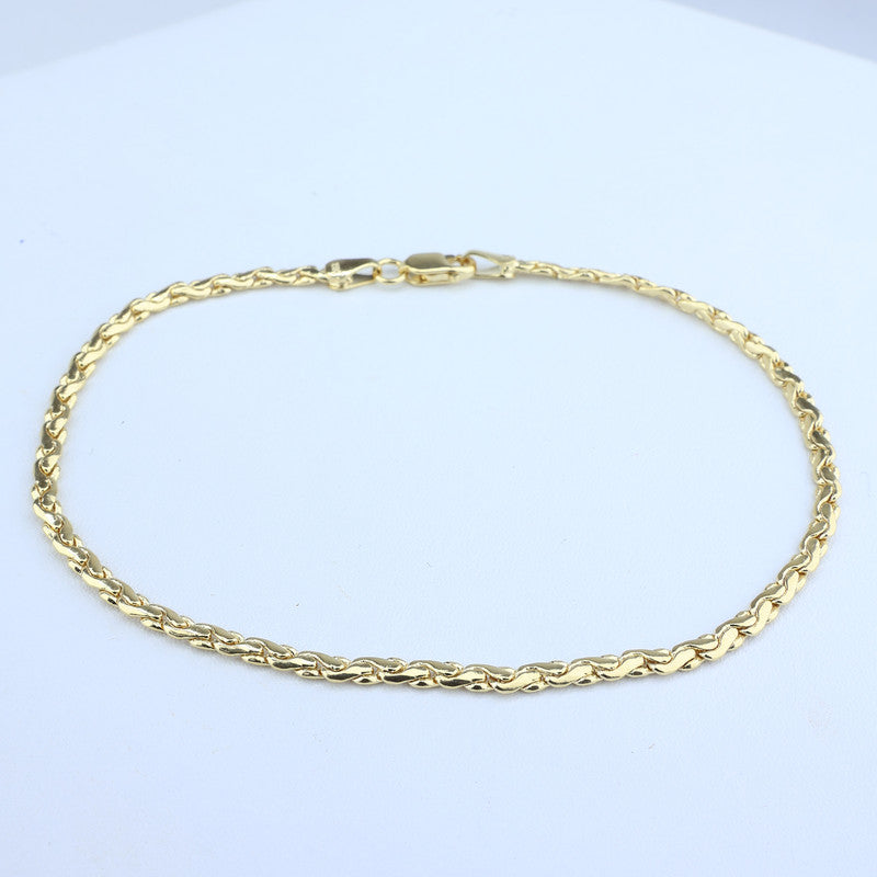 PULSERA GOTA ENLAZADA 2.5MM 21CM 708398
