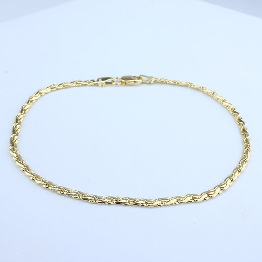PULSERA GOTA ENLAZADA 2.5MM 21CM 708398