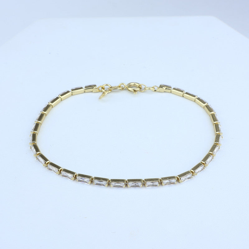 PULSERA LAMINADA CUADROS BAGGE 2MM PULS238
