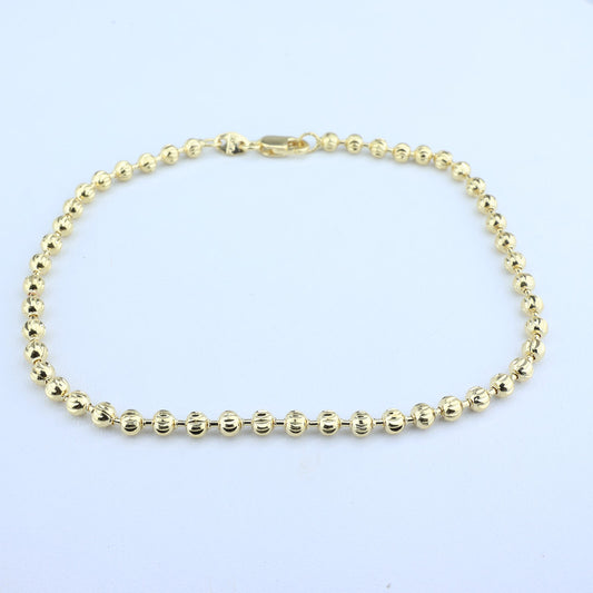 PULSERA MILITAR BALIN FACETADO 3MM*21CM 708429