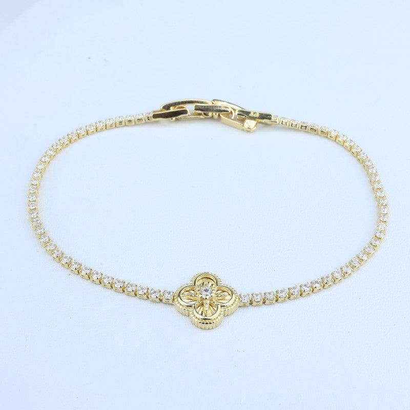 PULSERA TENNIS CLASICA/CENTRO VAN CLEEF RADIADO 18CM 708472