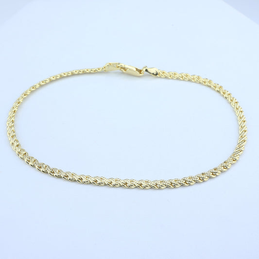 PULSERA TRENSA DIAMANTADA 2.5MM 21CM 708408
