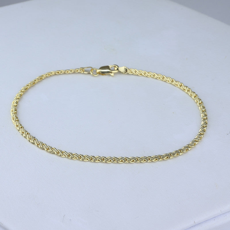 PULSERA TRENSA DIAMANTADA 2.5MM 21CM 708408 - 6717