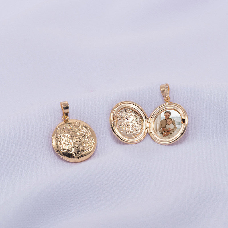 DIJE RELICARIO FLORES 706208A207