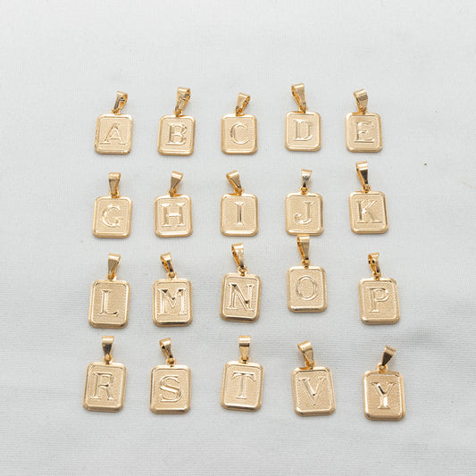 DIJE PLACA LETRA M 706228A303