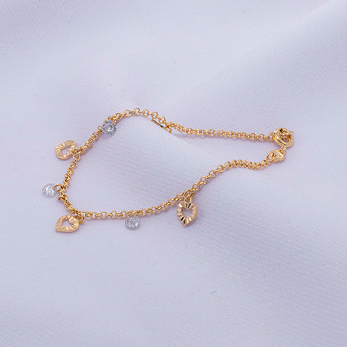 PULSERA CORAZON SWAROVSKI 18CM 708223A207