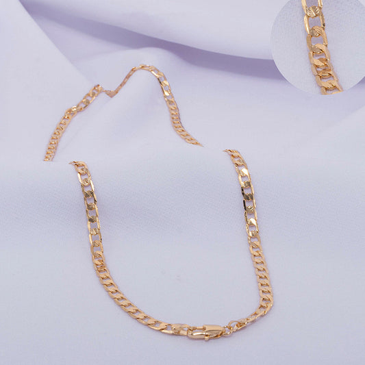 CADENA CUBANA PLANA 3MM 50CM 703308A301