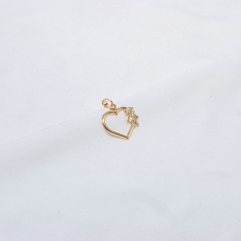 DIJE SILUETA CORAZON NIÑA UNICOLOR 706318A203 - 3550
