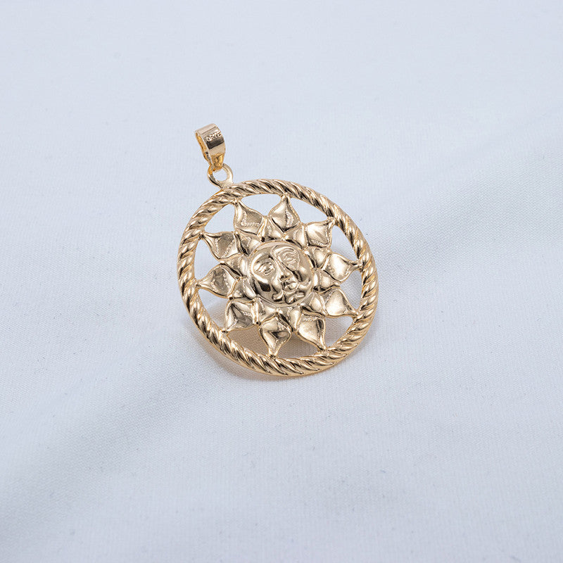 DIJE MEDALLA SOL GRANDE 706327A205 - 3539