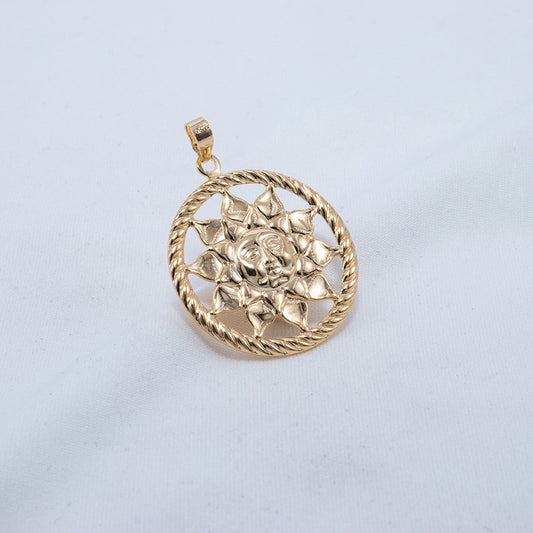 DIJE MEDALLA SOL GRANDE 706327A205 - 3539