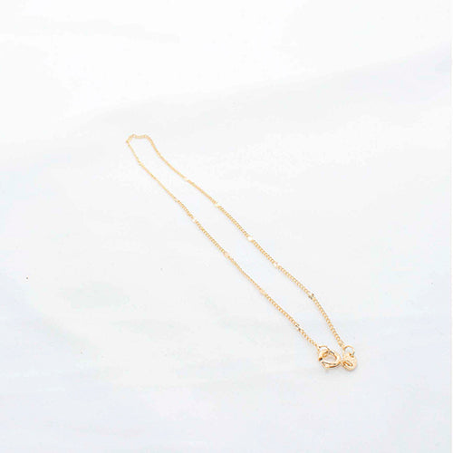 TOBILLERA CUBANA DIAMANTADA 1MM 25CM 709034A209 - 3294