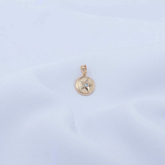 DIJE MEDALLA ESTRELLA ZIRCON 706361A206 - 3561