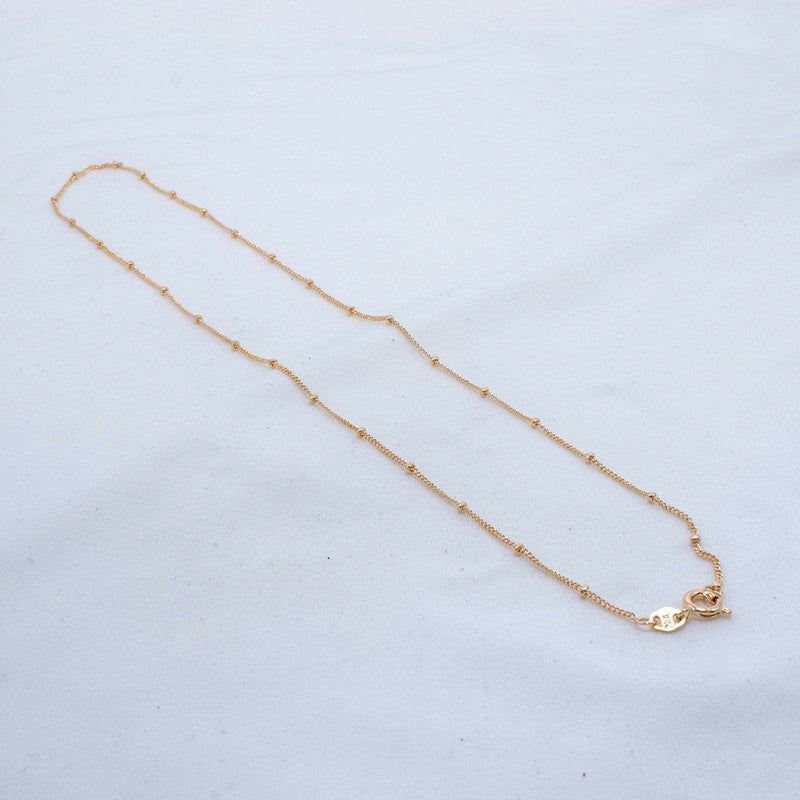 CADENA CUBANITA TROMPO 1MM 45CM 703421A301