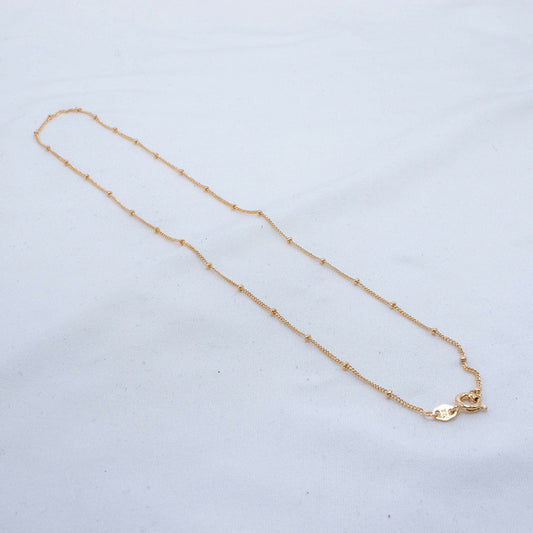 CADENA CUBANITA TROMPO 1MM 45CM 703421A301