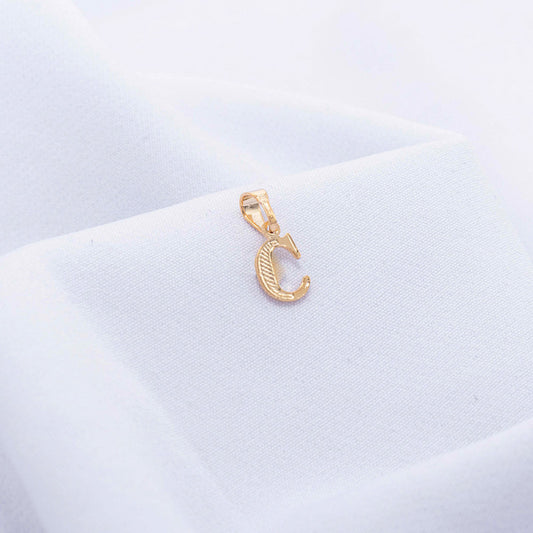 DIJE LETRA C REMARCADA 706426A303