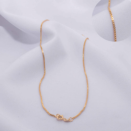 CADENA TEJIDO CAJA 1MM 45CM 703475A21