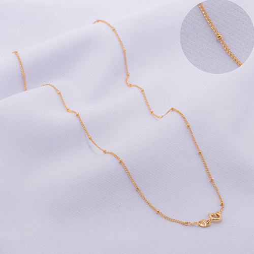 CADENA CUBANITA TROMPO 1MM 50CM 703532A301 - 3646