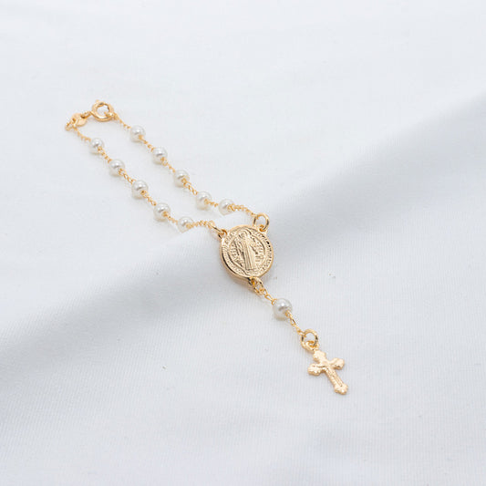 DENARIO PERLA CON SAN BENITO 716008A204