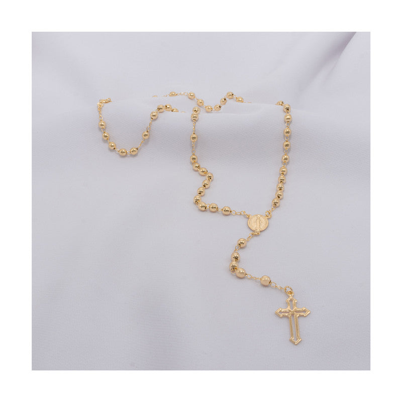 CAMANDULA BALIN 5MM SILUETA CRUZ 50CM 704011 - 4353