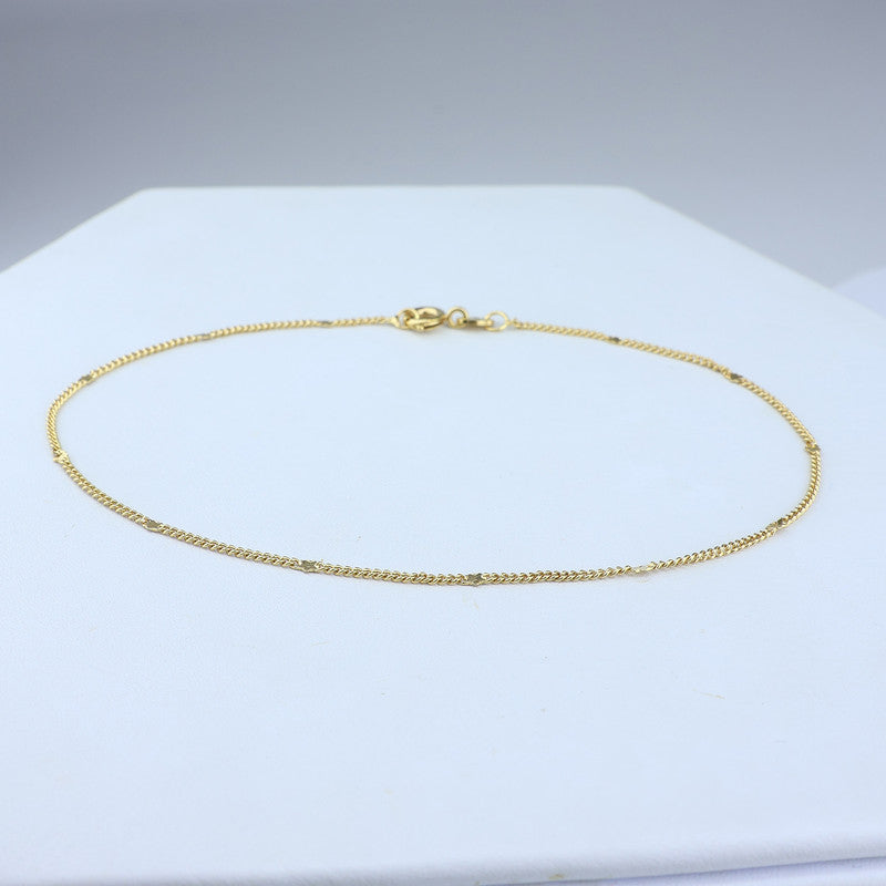 TOBILLERA CUBANITA ESTRELLITA 1MM 25CM 709138 - 2923