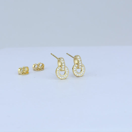 TOPO CIRCLE DROP DIAMANTADO 711534