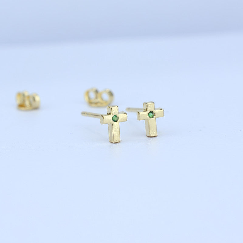 TOPO CRUZ PUNTO ESMERALDA 4*6MM 711545