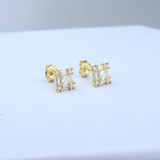 TOPO CUADRADO 7*7MM CON ZIRCONES CRISTAL 711517 - 5863