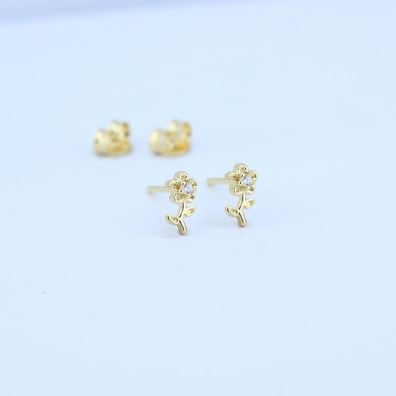 TOPO FLOR PUNTO ZIRCON 3*6MM 711585