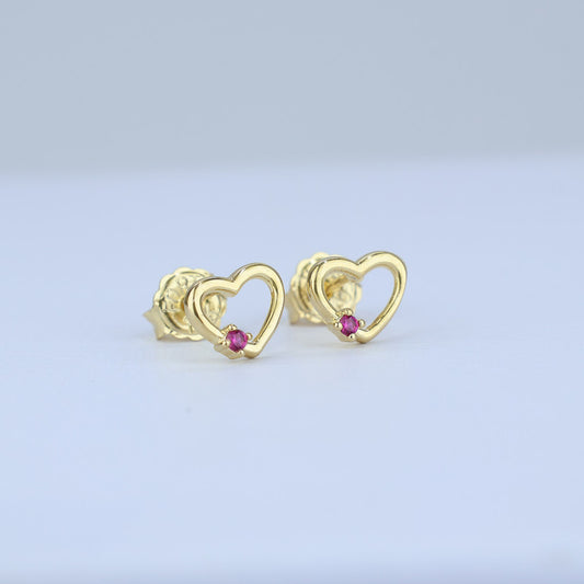 TOPO LAMINA CORAZON/CHISPA ROSA 8*6MM 711541