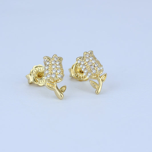 TOPO TULIPAN ZIRCONES 5*11MM 711567