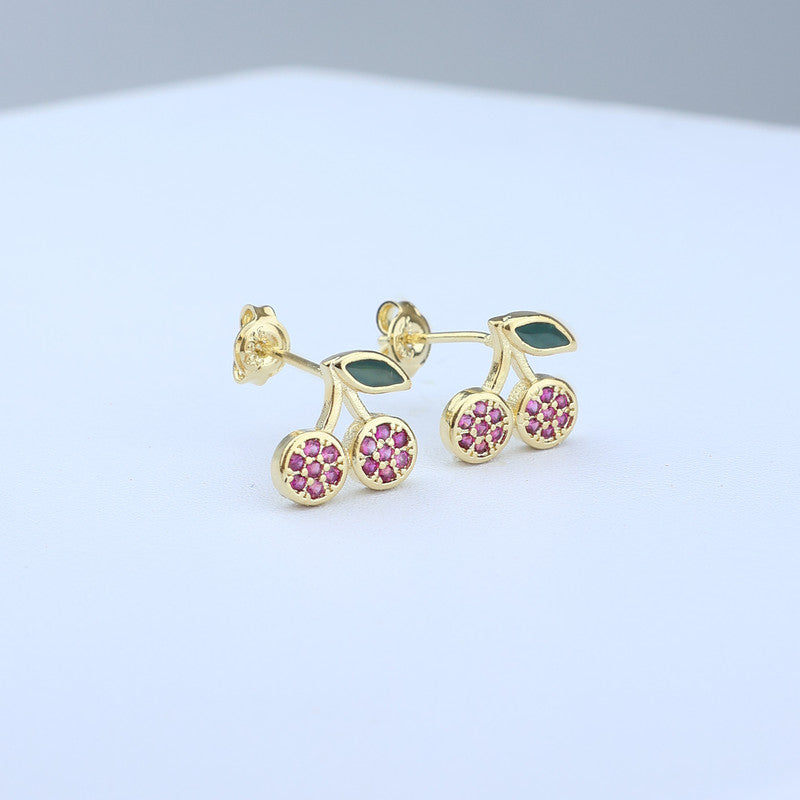 TOPO CEREZAS 7*7MM MICROZIRCONES 711504